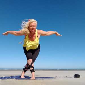 Sylvie Fregez , un professeur de yoga à Berck