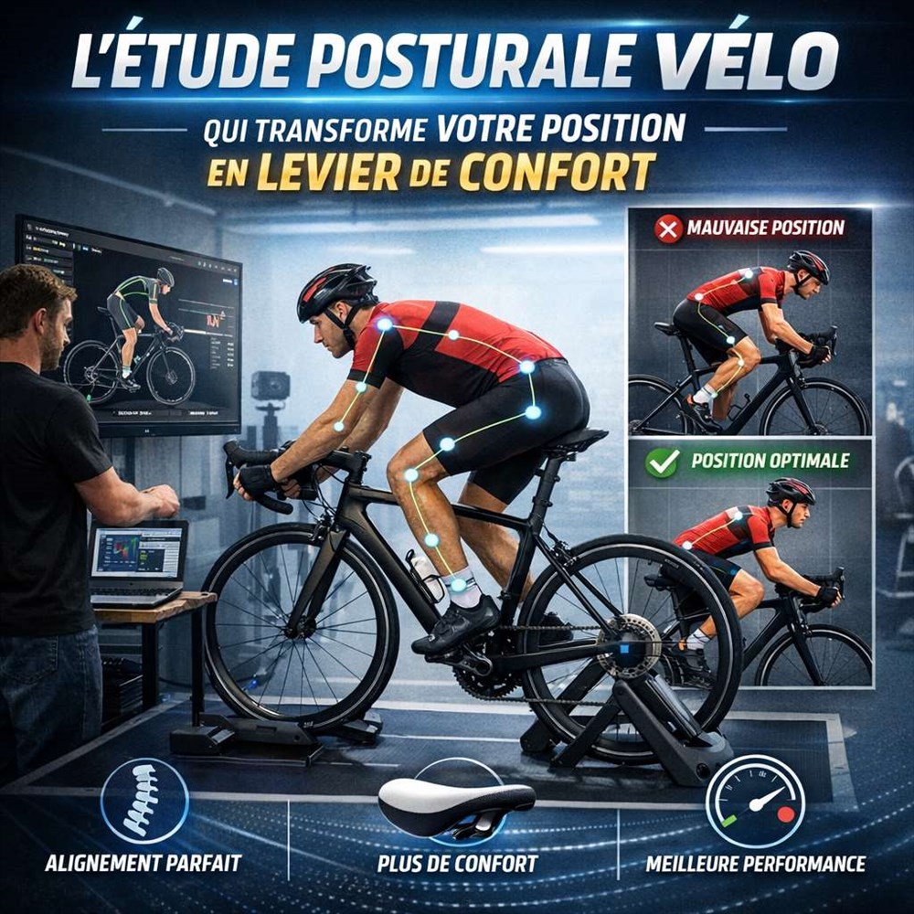 Posturide : l’étude posturale vélo qui transforme votre position en levier de confort, de performance et de prévention