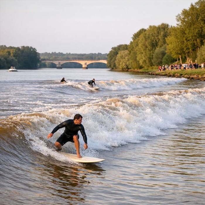 Surfer le mascaret de Saint-Pardon : signification et secrets