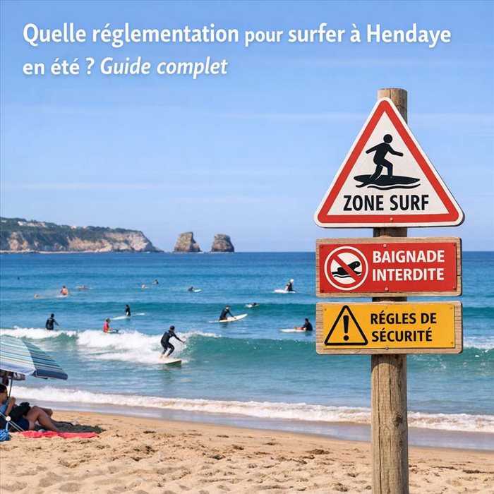 Réglementation surf Hendaye été : ce qu’il faut savoir