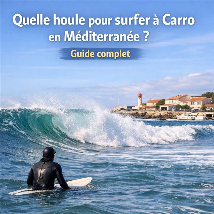 Quelle houle pour surfer à Carro en Méditerranée ? | Guide surf