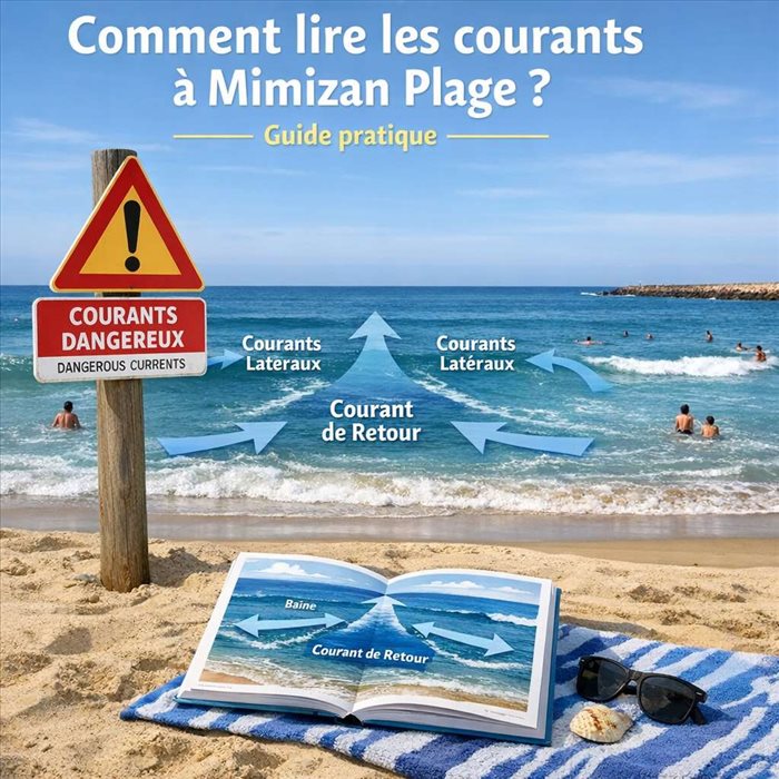 Courants à Mimizan Plage : lire la mer et éviter les risques