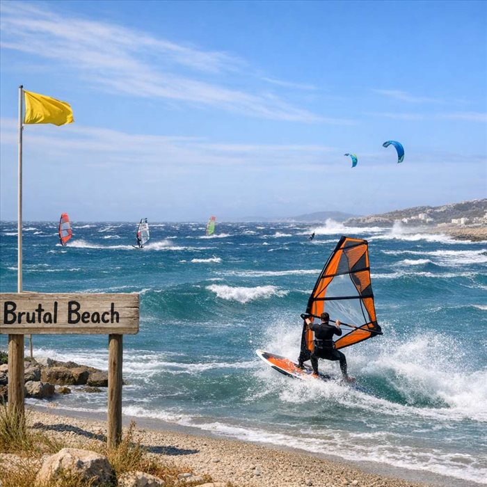Pourquoi Brutal Beach fonctionne mieux par mistral ?