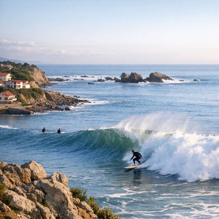 Quand surfer la vague des Alcyons à Guéthary ? Guide complet